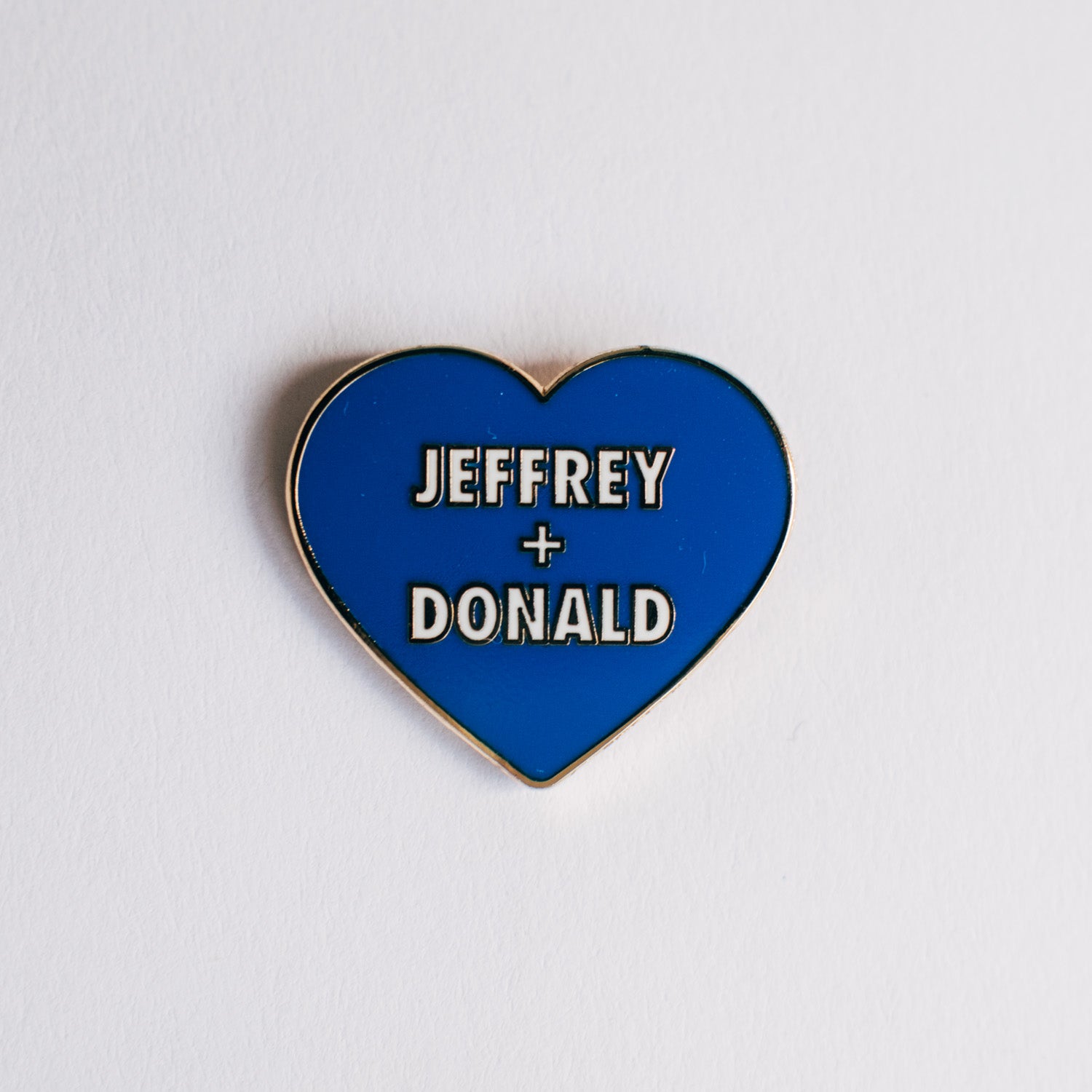 Jeffrey + Donald BFFs Pin